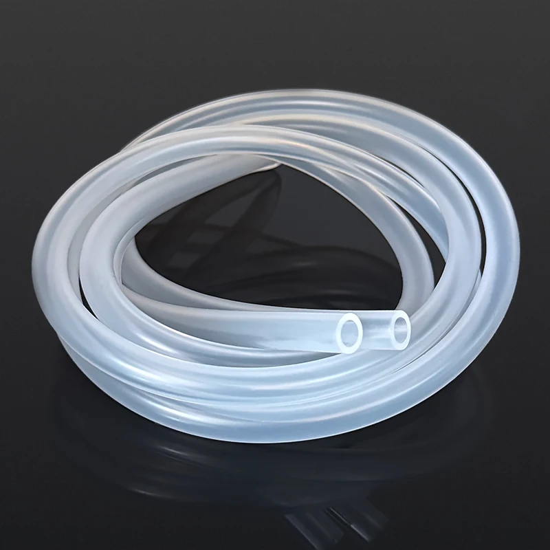 Food Grade Nontoxic Silicone Hose 5/10M ID 1-20mm Transparent Temp Resistant Easy Clean Tube for Drinking Plumbing