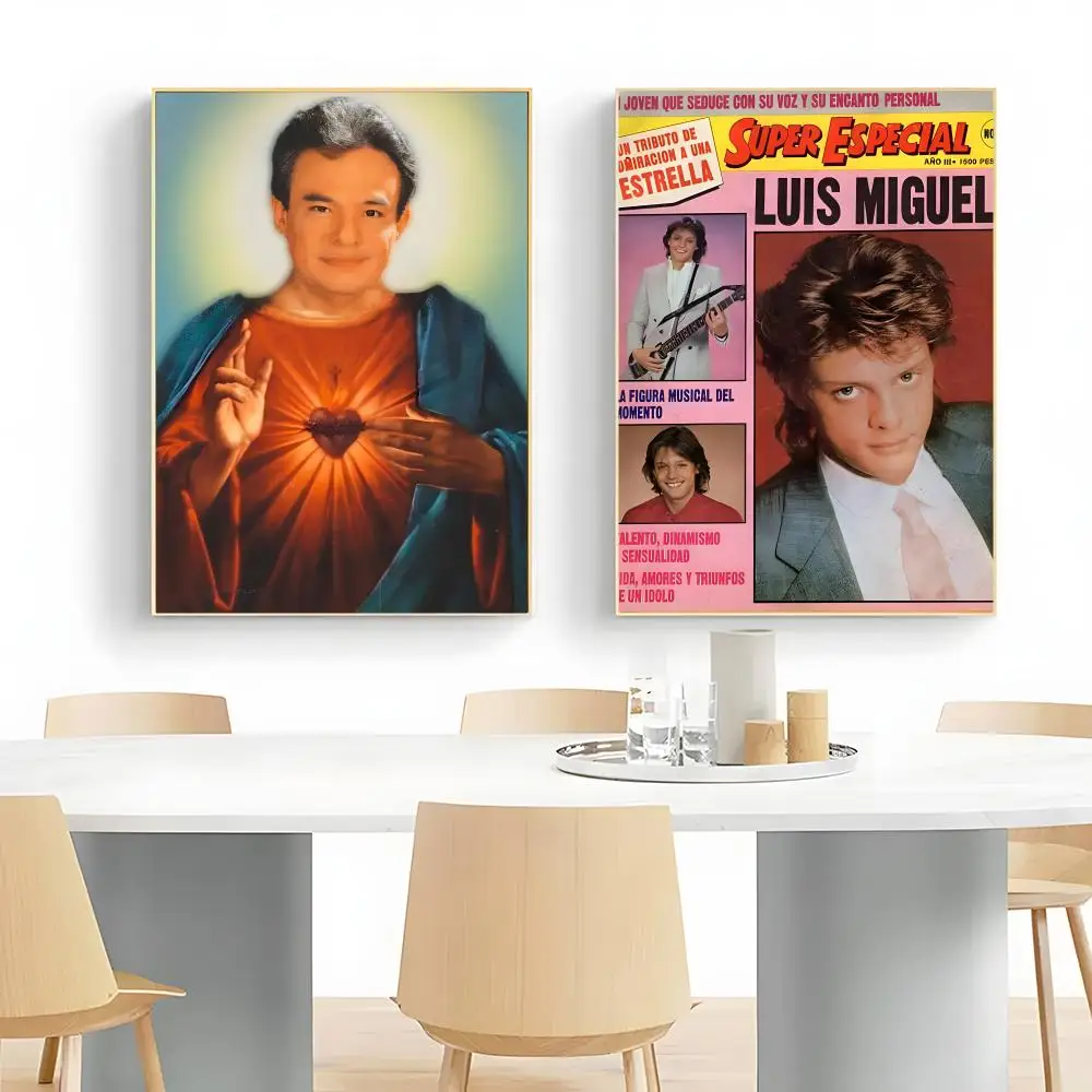 Latin Singer L-Luis Miguel El Sol De Mexico Poster Wall Art Print Decorative Mural Home Decor Gift Unframed