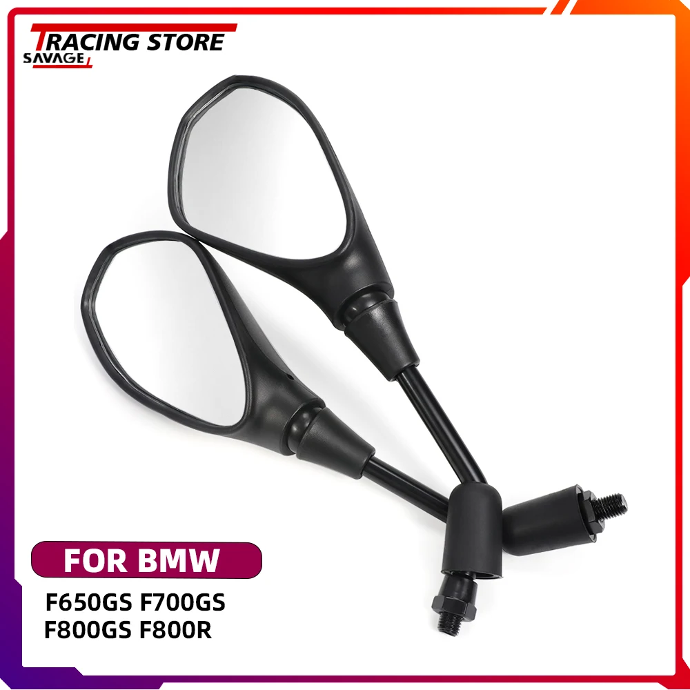 

New Rearview Mirror For BMW F650GS F700GS F800GS F800R Motorcycle Side Rear View Mirror F650 F700 F800 GS Motorcycle Accessories