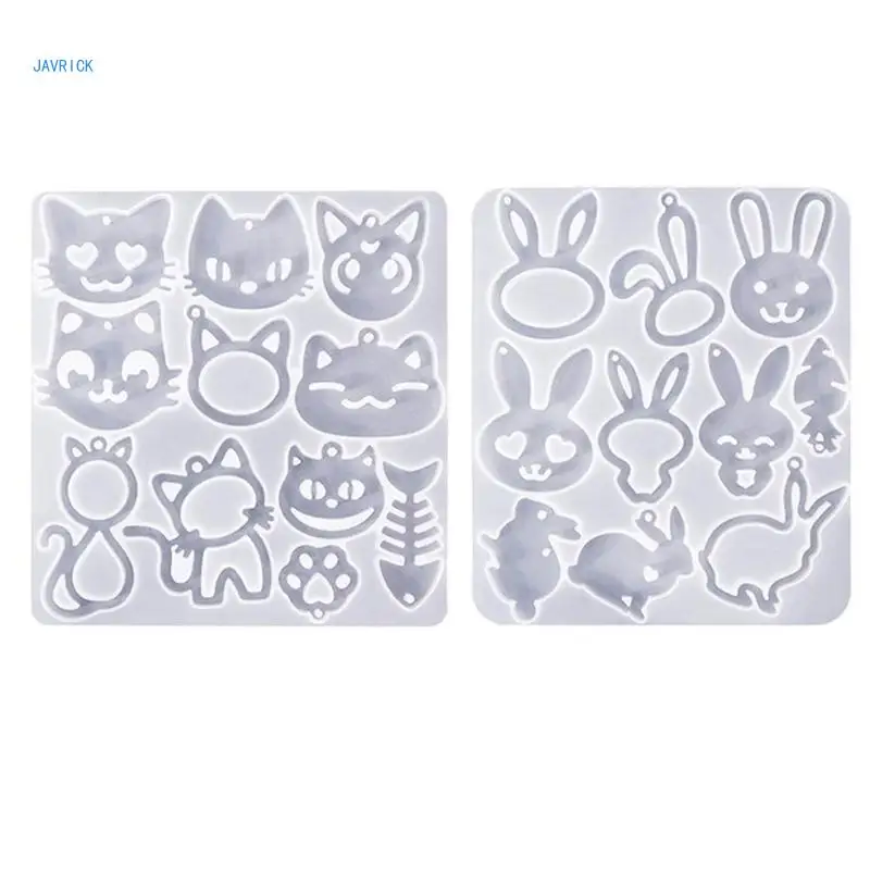 

Transparent Crystal Silicone Mold for Crafting Animal Pendants Crafting Resin Mold Flexible Silicone Mold for Crafters