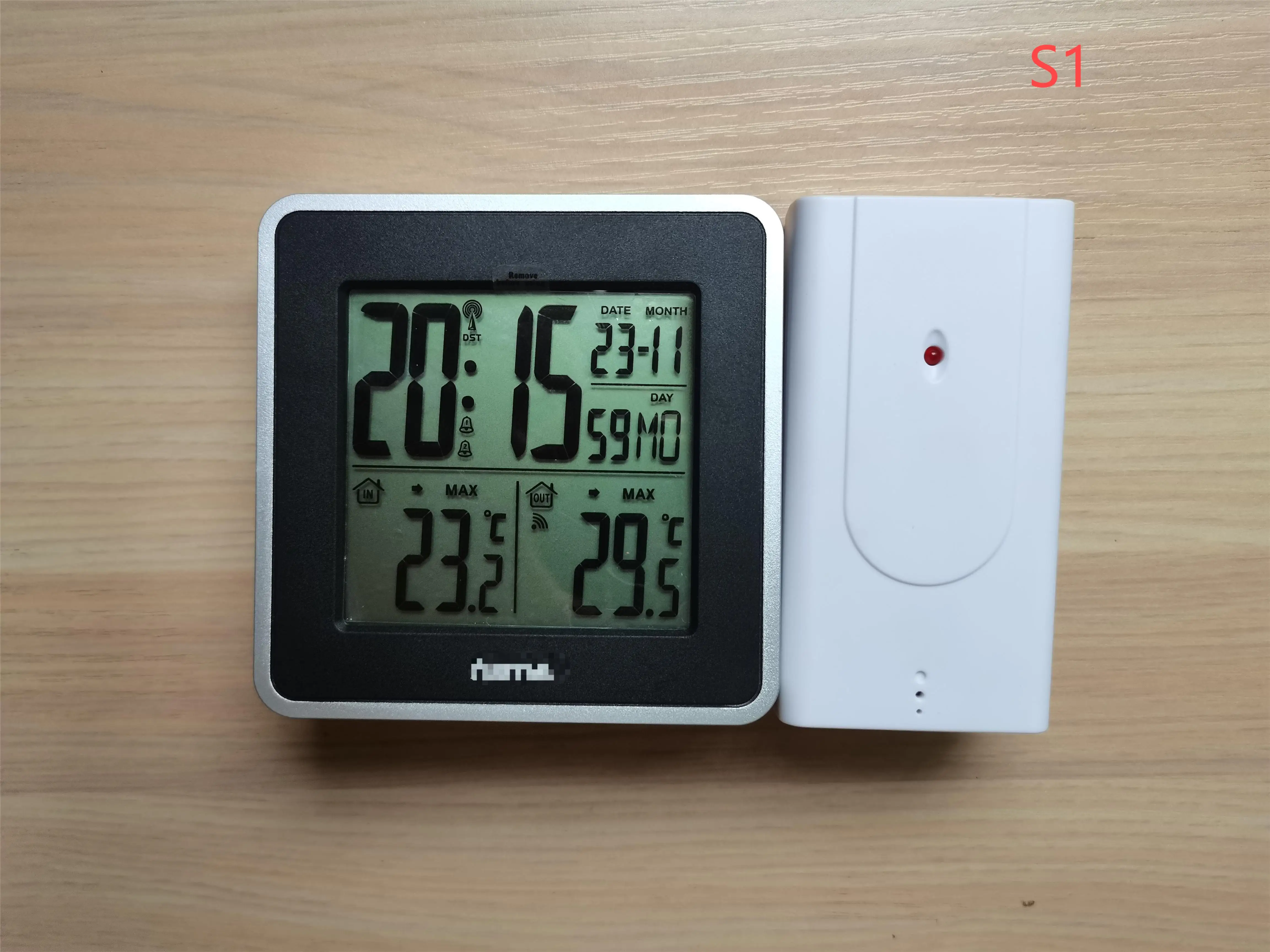 On Sale LCD Electronic Digital Temperature Humidity Meter Home Thermometer Hygrometer Indoor Outdoor Weather Station Clock