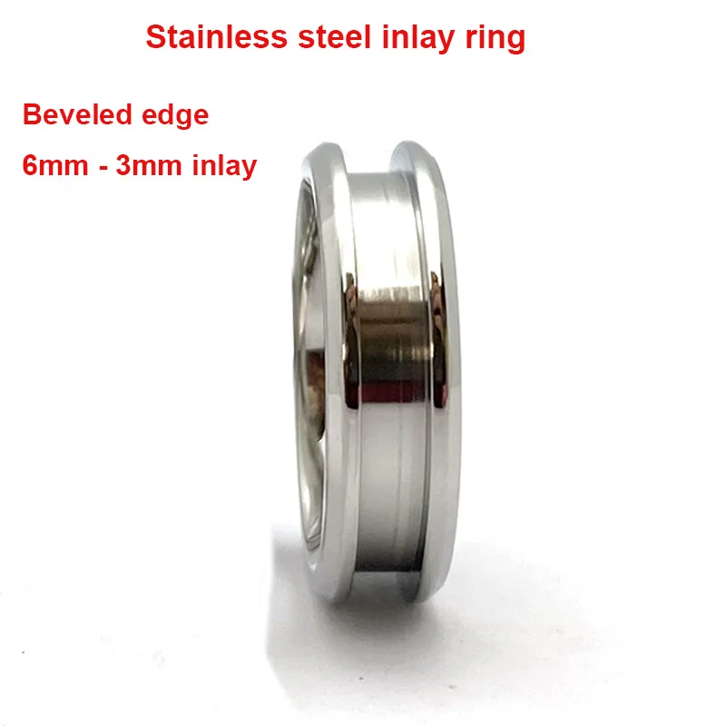 Titanium Wave Channel Blanks for Unique Handmade Rings