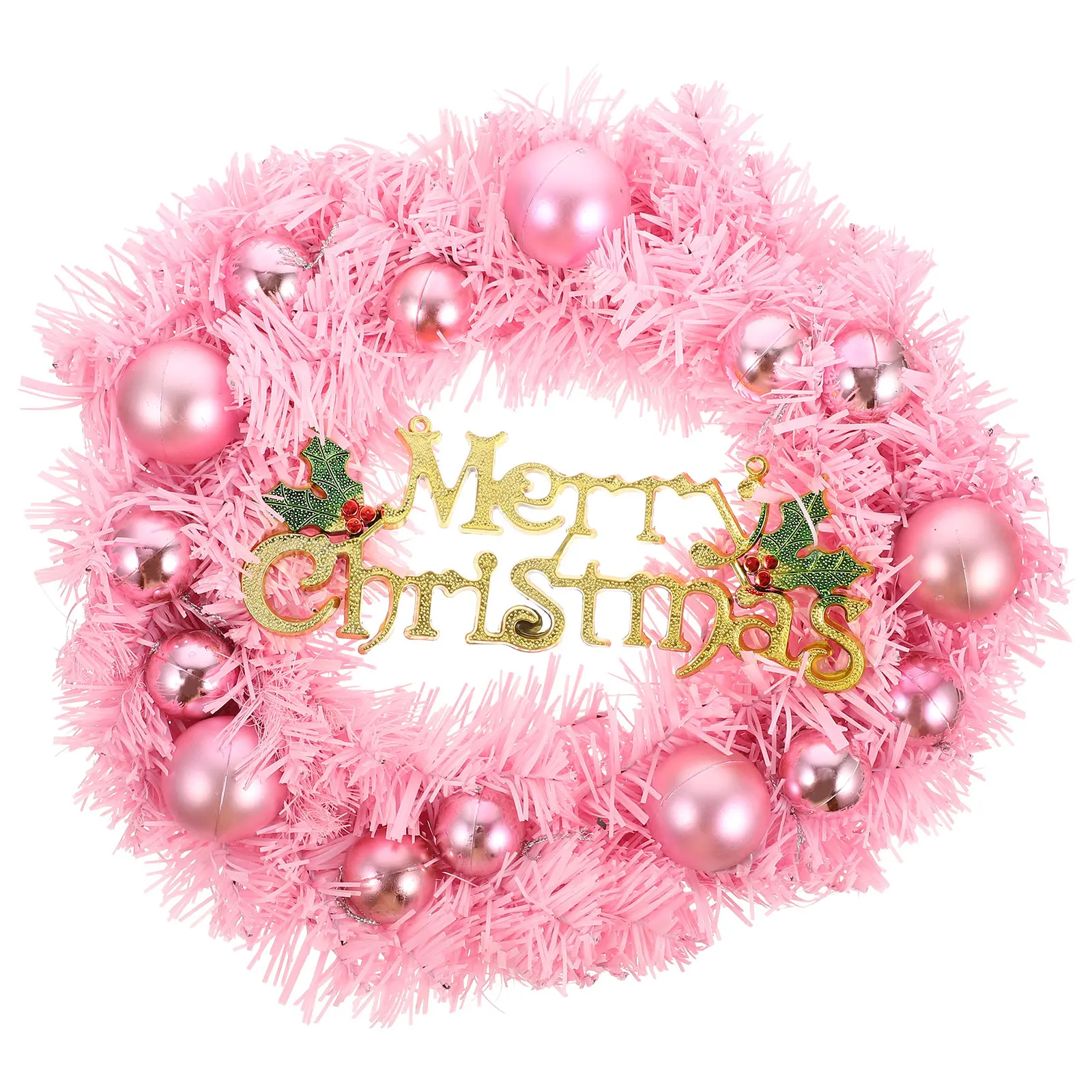 

Christmas Wreath Outdoor Decorations Winter Home Wrought Iron Hanging Ornament Window Wreaths