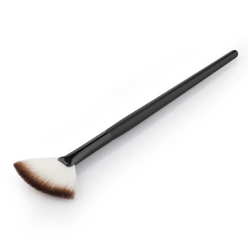 1 stuks waaiervorm make-upborstel losse poeder foundation blush blusher schoonheid gezicht make-up borstel cosmetisch hulpmiddel