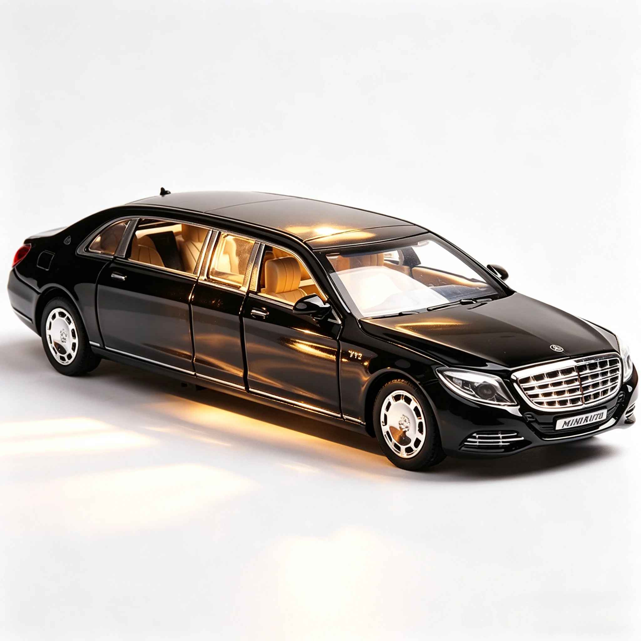 

1:32 S650 Alloy Car Model Children's Toy Car Six-Door Extended Version Simulation Car Model Collection Gifts