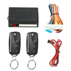 Universal Car Door Lock Trunk Release Keyless Entry System Central Locking Kit With Remote Control Car Accessories