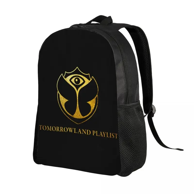 Customized Tomorrowland Laptop Backpack  Basic Bookbag for School College Students Belgian Electronic Dance Music Festival Bag