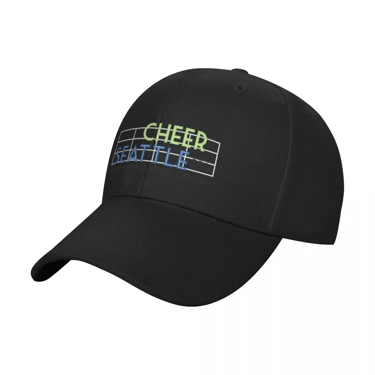 Cheer Seattle - Pike Place Baseball Cap Golf fishing hat custom Hat Bobble Hat Ladies Men's