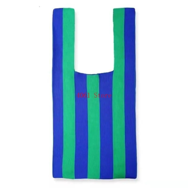 

Сумки с ручкой, женская сумка для покупок, складная повседневная сумка с принтом в полоску для тотализаторов