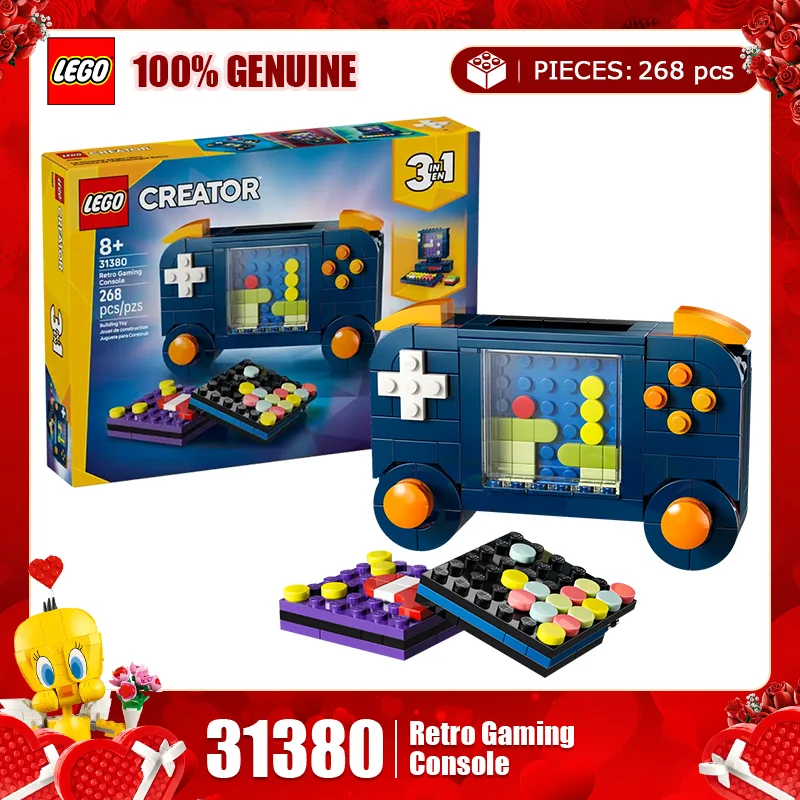 

Lego Creative Versatile Series 31380 Retro Game Console Children's Puzzle Building Blocks Toy Boy Gift