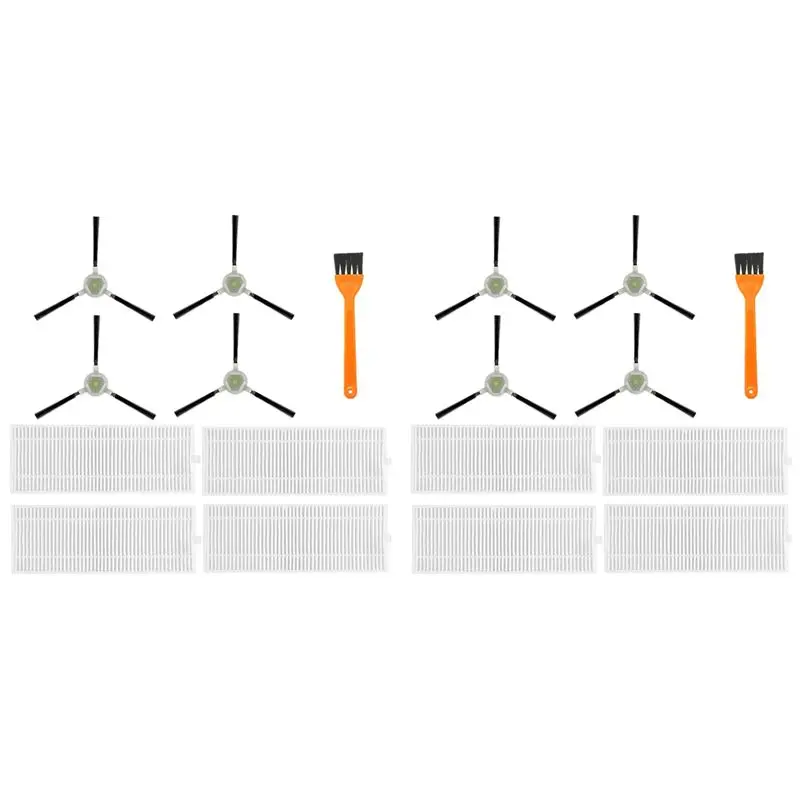 

ONCE 2 комплекта сменных аксессуаров для боковой щетки HEPA-фильтра для OKP Life K2 K3 K4 Lefant M210 M210S M210B M213