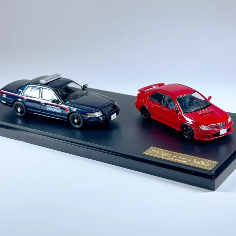 Rollin&Furuya 1/64 Crown CV&Impreza Alloy Double Car Model Classics Adult Souvenir Gift Hobby & Toys