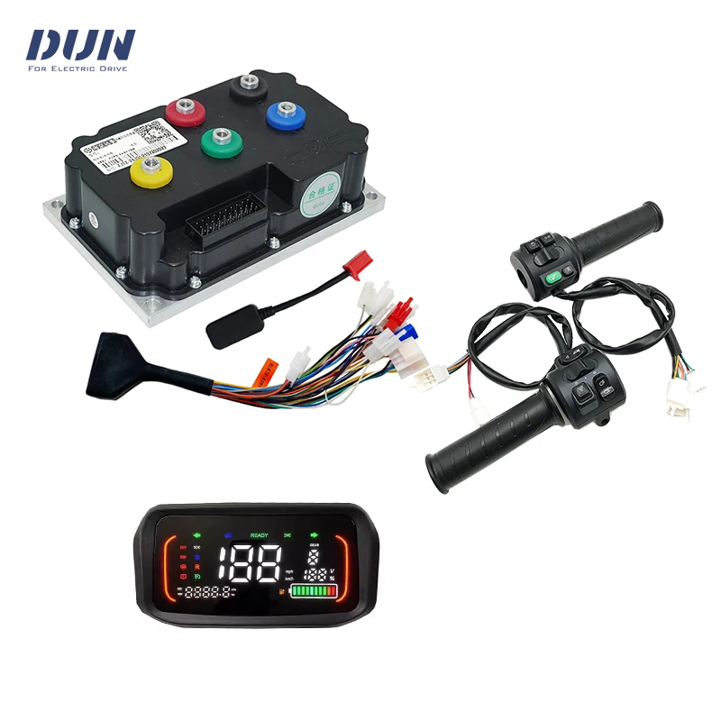 

Fardriver ND72360 150A DCBLDC Программируемый контроллер Холла двигателя с дисплеем N7 и дроссельной заслонкой T08 для двигателя QS 72 В 3000 Вт 4000 Вт