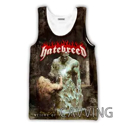 CAVVING 3D Printed  Hatebreed  Rock  Tank Tops Harajuku Vest Summer Undershirt Shirts Streetwear for Men/women