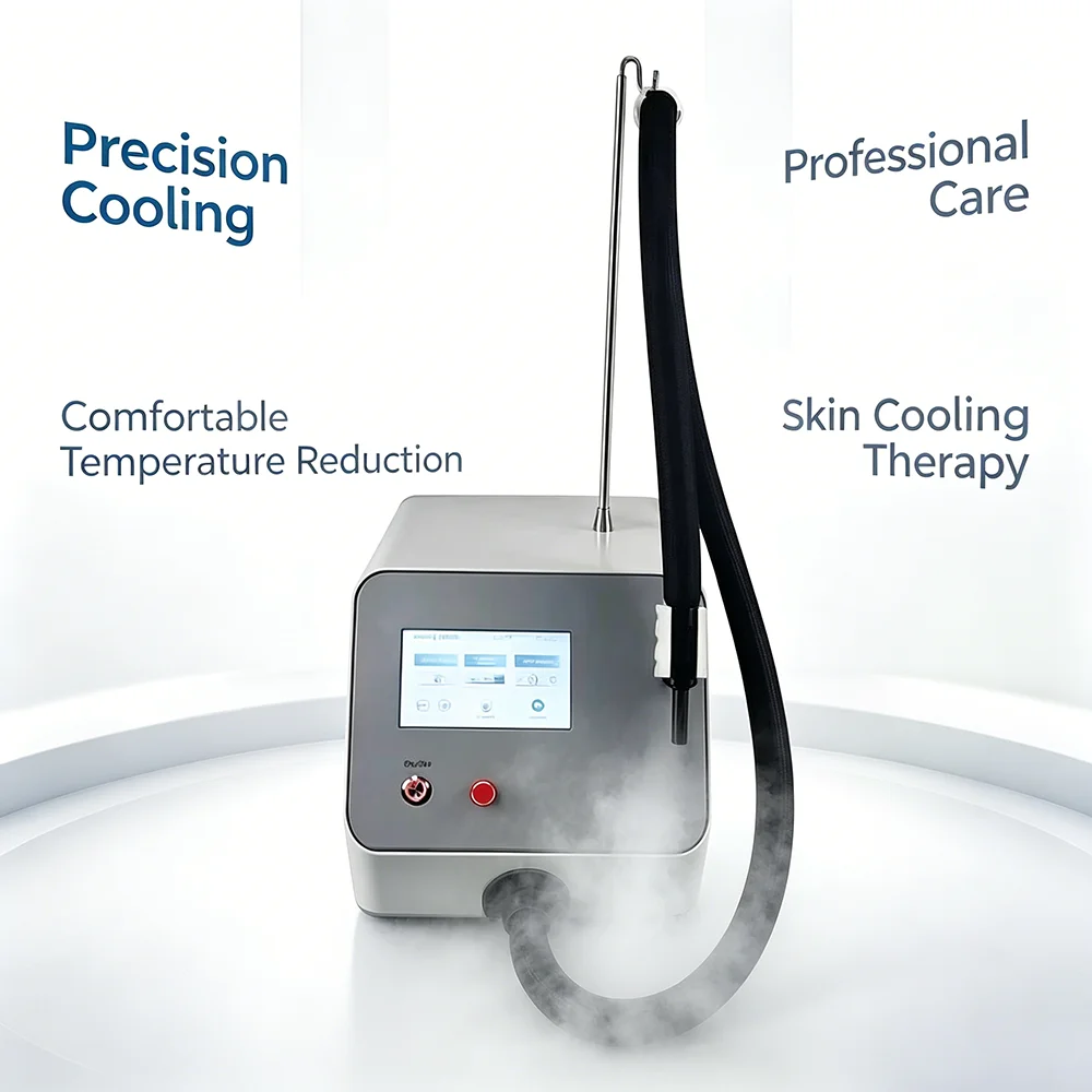 Air Cooling System Pain Relief Cryo Skin Cooler Machine For Laser Tattoo Removal Therapy Pain Reduce Device air Skin Cooler