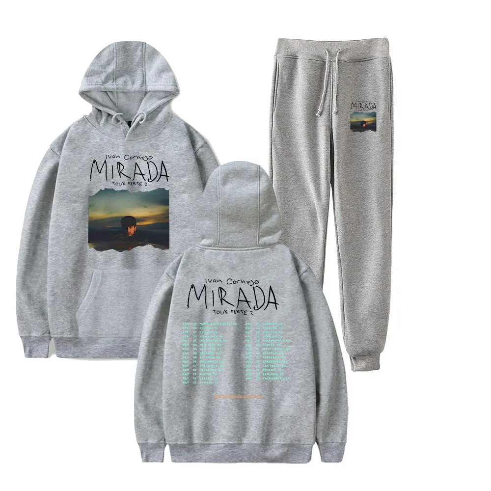 إيفان كورنيجو ميرادا 2025 جولة جزء 2 ميرش العصرية هوديس مجموعة هوديي السراويل قطعتين البلوز الرجال ملابس حريمي ارتداء اليومي