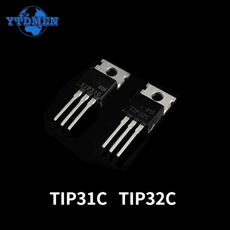 5PCS TIP31C TIP32C Transistor TO-220 TIP31 TIP32 IC Chip Kit