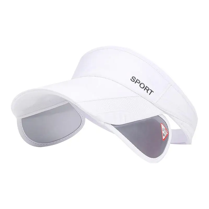 Sun Visor Hat Large Pull Brim Sunscreen Hat Outdoor Protective Hats For Tennis Golf Running Fishing Hiking And Jogging