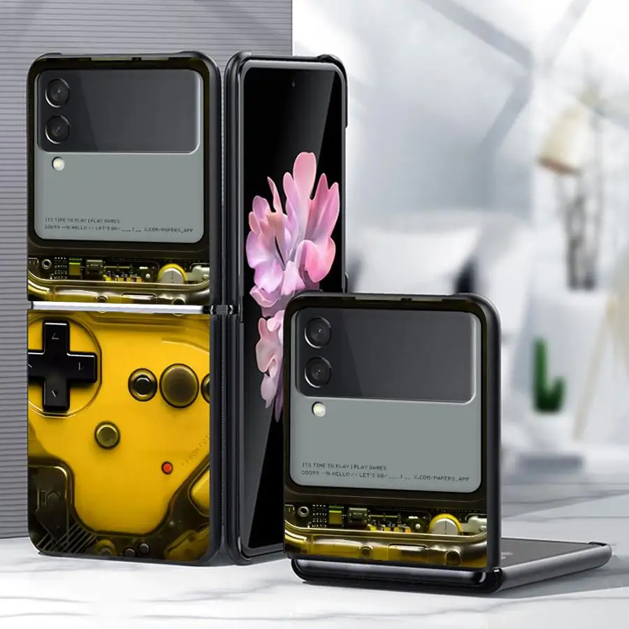 Interesting Game Console Case for Samsung Galaxy Z Flip 8 Flip4 Flip6 Z Flip 7 6 5 4 3 Flip7 FE Flip5 Flip3 Phone Shell Funda
