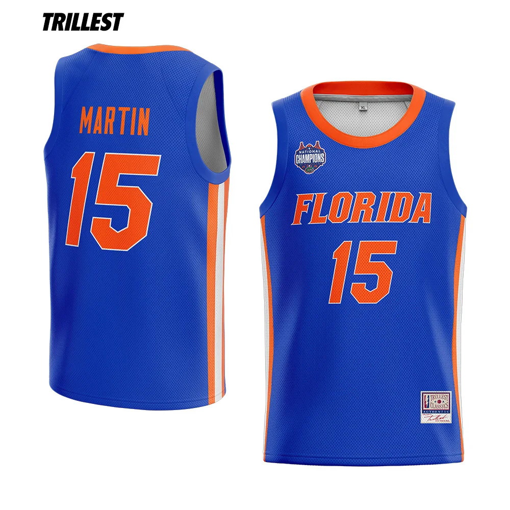 Trillest 2025 National Champions Walter Clayton Jr. Alex Condon Will Richard Royal Florida Men's Basketball Jerseys Customized