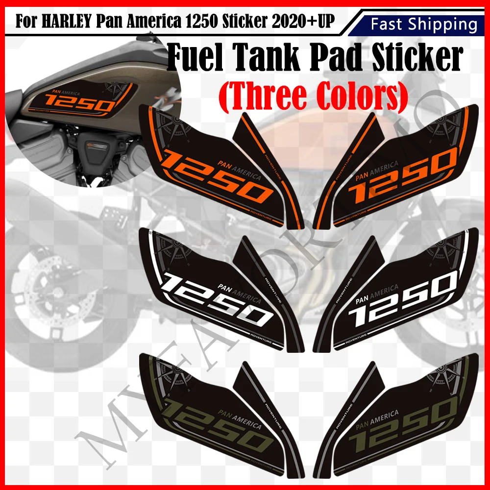 

Motorcycle Kit Tank Pad Protector Stickers Knee Decal Handshield Wind Deflector For HARLEY Pan America 1250 2020 2021 2022