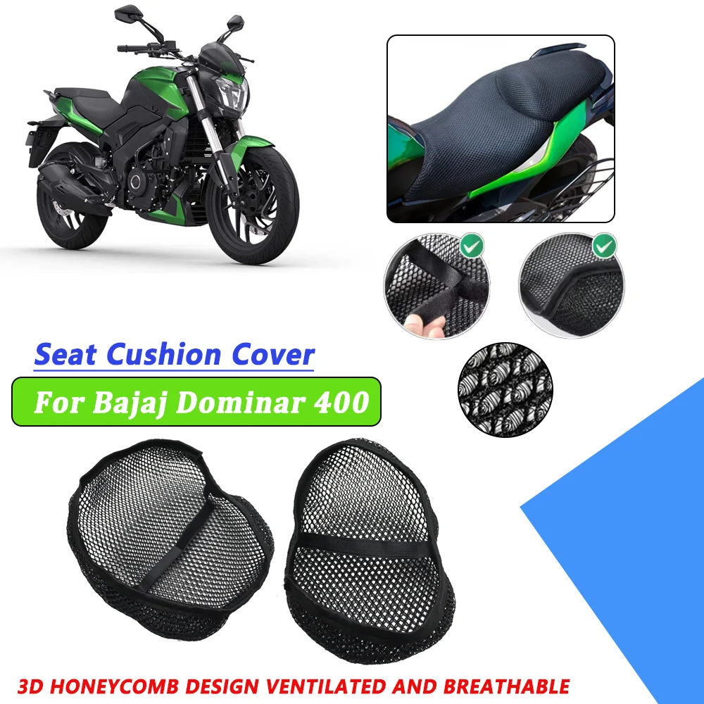 

Для Bajaj Dominar 400 400 UG BAJAJ400 аксессуары для мотоциклов сетчатая дышащая подушка сиденья седло нескользящий защитный чехол на сиденье