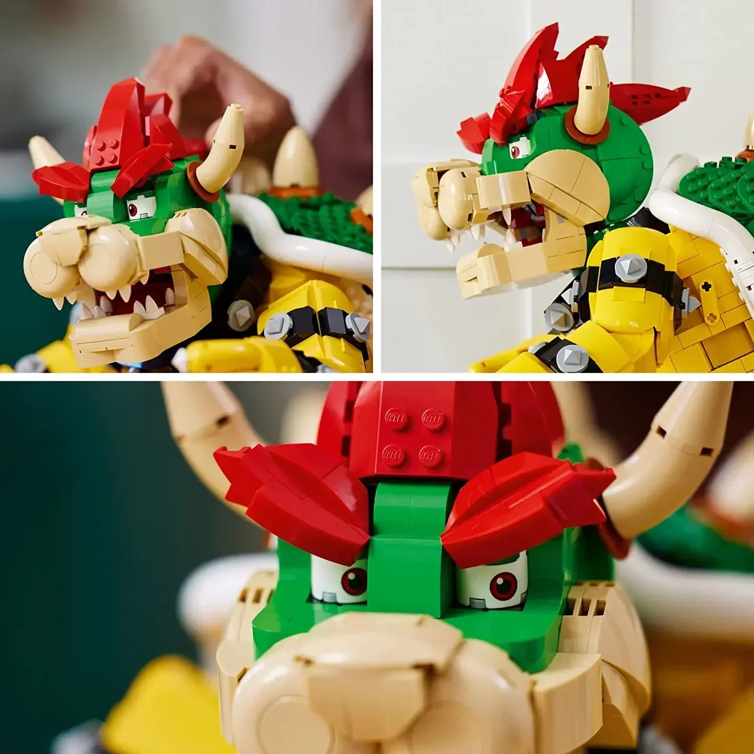 2024 mainan laris The Mighty Bowser kompatibel Model 71411 proyek bangunan untuk dewasa anak-anak hadiah blok mainan bata bongkar pasang