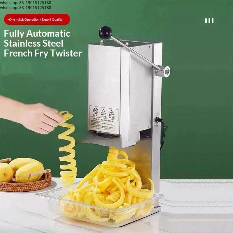 Twist Potato Slicer Curly Fries Cutter Spiral Potato Cutter Twister Fries Machine