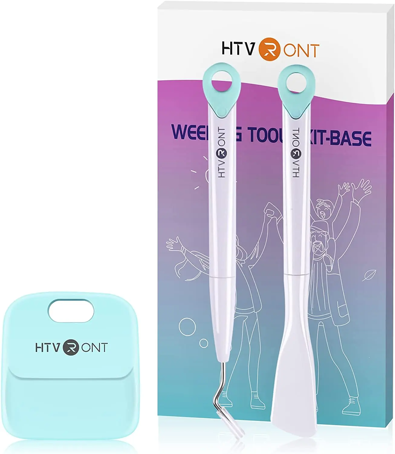 Htvront-Kit Vinil Adhesive Weeding Ferramentas, Kit de vinil para Silhueta Cameo, DIY Acessórios Set para HTV, 3 PCs, 4PCs