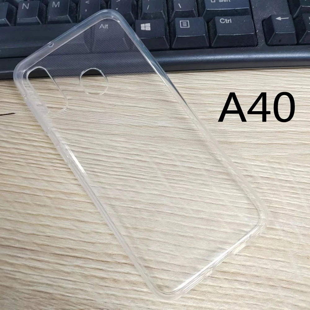 Hülle für Samsung Galaxy A40, transparent, weiches Silikon, TPU-Handyhülle für Samsung A40, Hülle A 40, transparente Hülle – Detail 2
