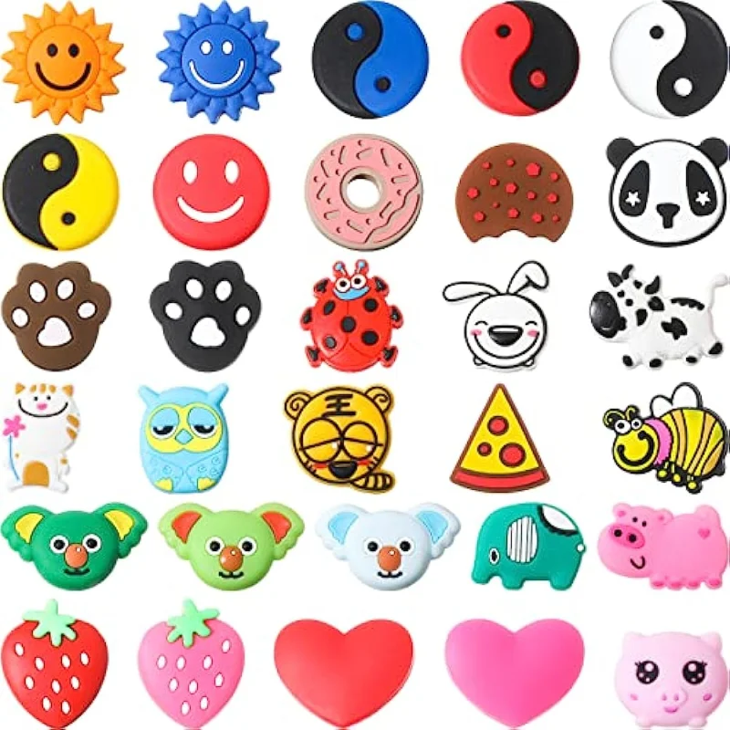 

Cute Tennis Racket Vibration Dampener, Soft Silicone, Racket, Racquet Dampeners, Tennis Accessories, 30 Pcs