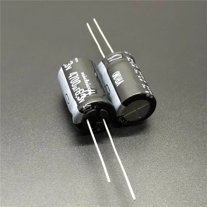 10pcs/100pcs 4700uF 6.3V NICHICON VR Series 12.5x20mm 6.3V4700uF Aluminum Electrolytic Capacitor