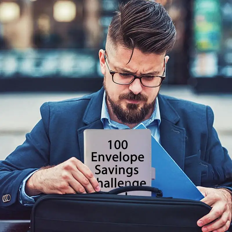 Planista budżetu Segregator Zabawa Wyzwania budżetu Aby zaoszczędzić pieniądze Segregator Organizator na gadżety Przebranie Wakacje Urodziny Dla Mężczyzn Kobiety