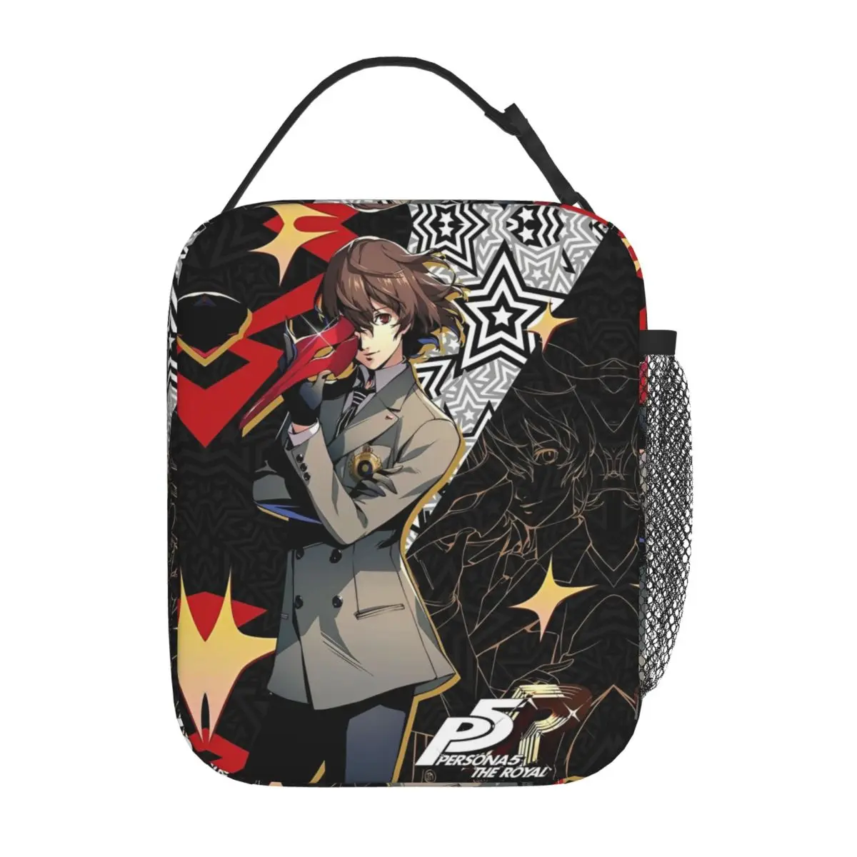 Personas Insulated Lunch Bag Thermal Bag  Lunch Container P5 Anime The Royal Portable Tote Lunch Box Food Handbags Beach Picnic