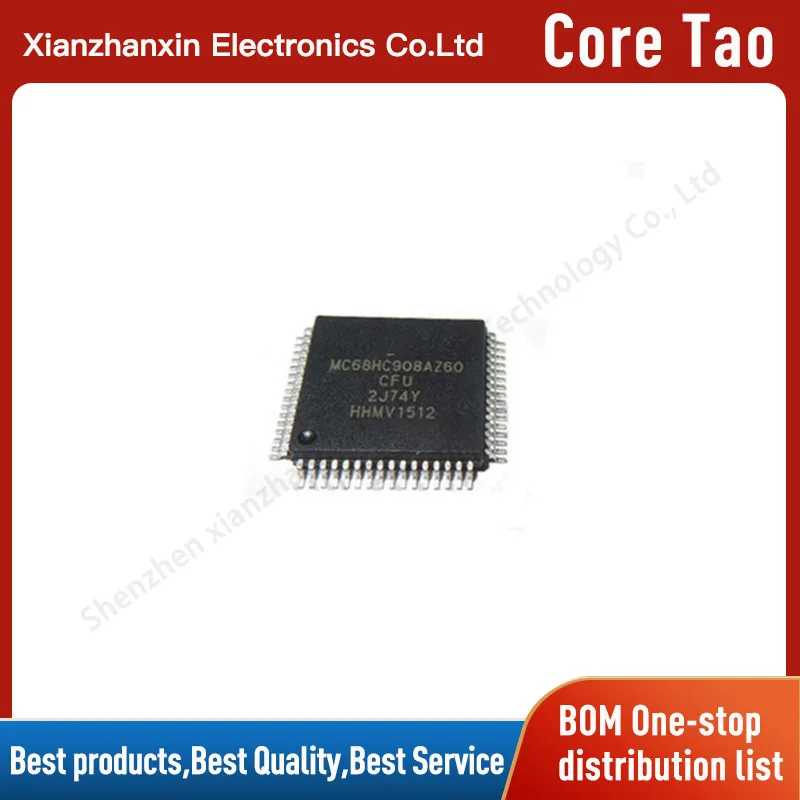 1PCS/LOT MC68HC908AZ60 MC68HC908AZ60CFU  QFP Automotive computer board chip