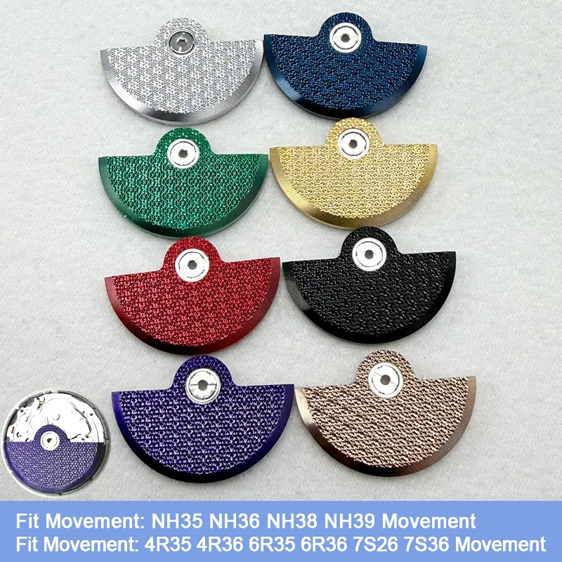 NH35 NH36 Automatic Movement Rotor Pendulum Oscillating Weight Hammer Automatic Rotor Part Fit NH38 NH39 4R NH35 NH34 Movement
