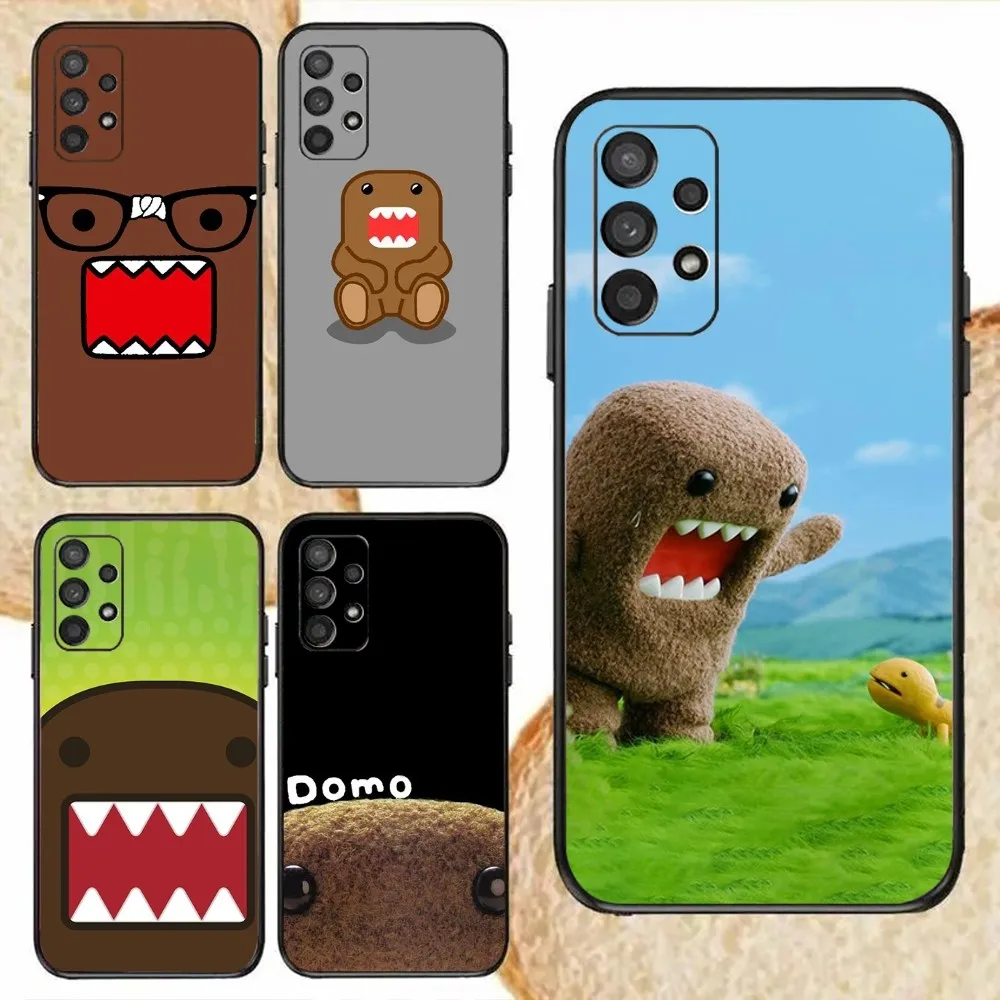 Cute Domo kun Phone Case For Samsung Galaxy S24,S20,S21,S22,S23,Fe,Lite,Plus,Ultra,Note Shell