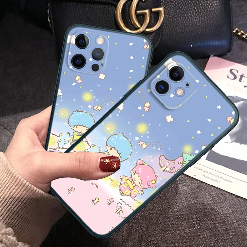 Funda blanda Z176 little twin star para Samsung, S9, S10E, S10 Lite, S20 Ultra, S21S, S21 Fe, S22, S23, S30 Plus, Note 10, 20, M30S, M21, M31, M51