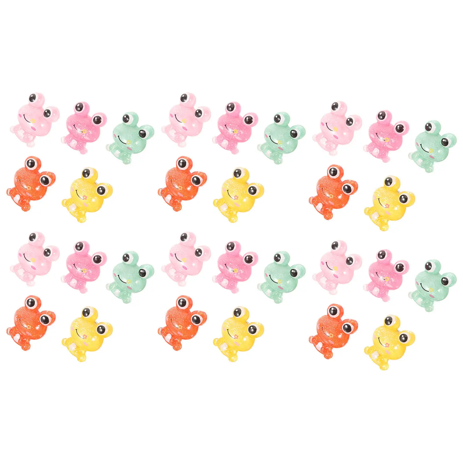 

30Pcs Cute Frog Resin Pushpins Colorful Thumbtacks for Pinning Travel Photos Geography Lessons Desk Organization Tools