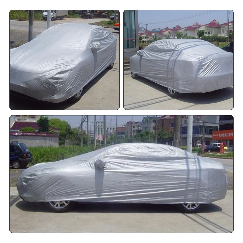 Universal S/M/L/XL/XXL Car Covers Smart Outdoor Full Car Cover Sun UV Protection Car Body Sun Rain Dustproof Waterproof Cover
