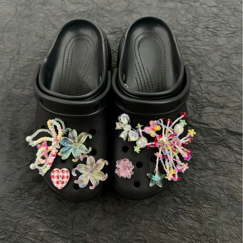 New JIBBITZ Elegant Shoe Charms Set  DIY Removable or Clog Sandals Perfect for Parties & Holidays Party Gifts Favors