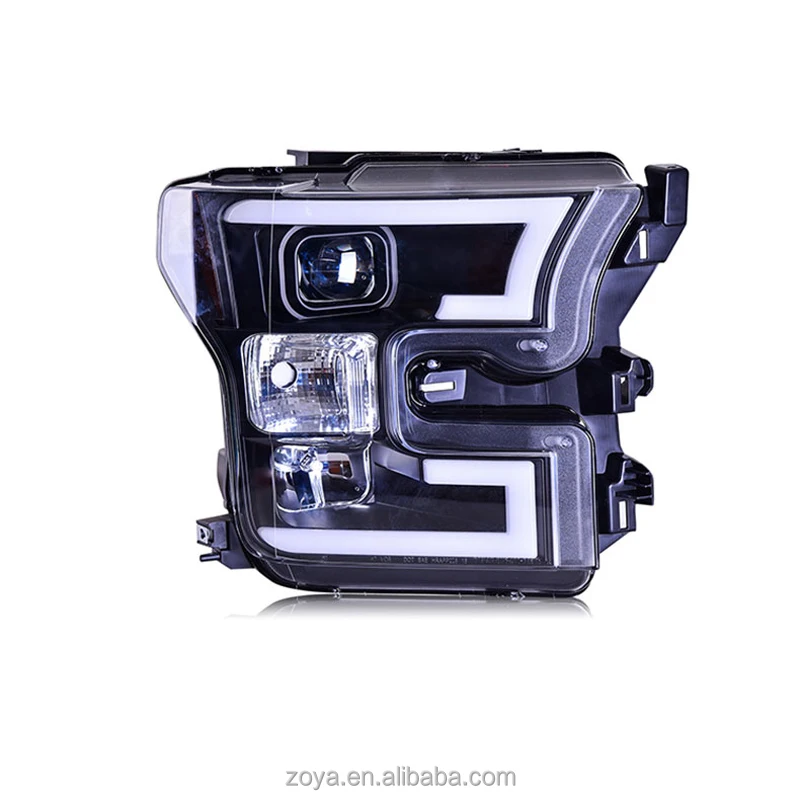 Headlight Assembly Lens Conversion Xenon LED tuning light for 15-18 models Raptor F-150 XTL Edition