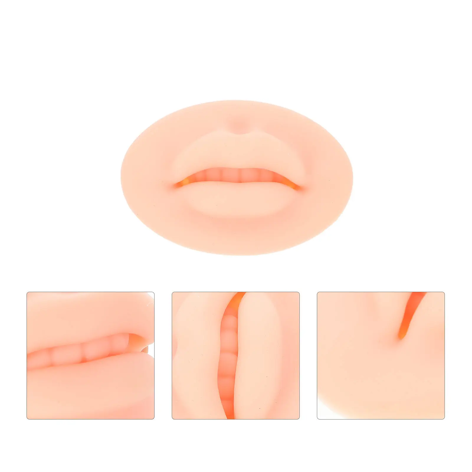 

Silicone 5D Makeup Training Mold Thick Realistic Fake Skin for Practice Embroidery Makeup Practice Tool Embroidery Head Mold