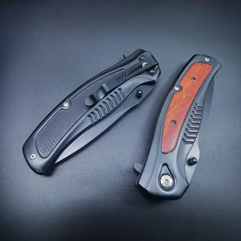 Outdoors Portable Mini Folding Knife for Men Military Tactical Pocket Survival Steel Camping Knives for Hunting and Fishing