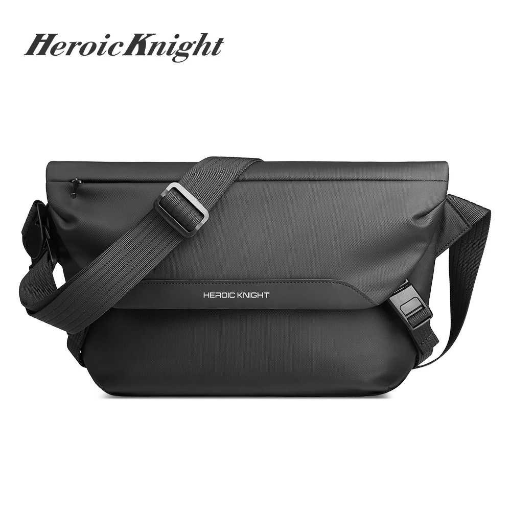 Heroic Knight Large Capacity Messenger Bag Waterproof Multifunctional Crossbody Bag Casual Fashion Outdoor Cycling Shoulder Pack