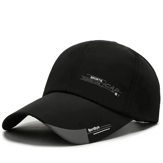 Lässiger Hut Baseball mütze Sport hut einfarbig einfache Baumwolle Sonnenhut lässige Mode Outdoor-Hut für Hip Hop Männer und Frauen – Detail 2