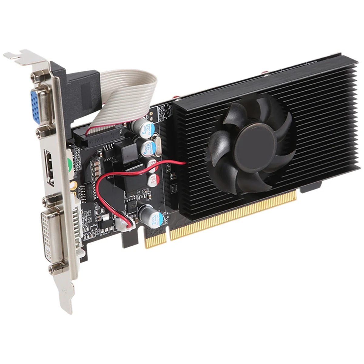 

【Цена-Прязь!】GT210 1 ГБ DDR2 64-битная видеокарта PCIE 2.0 GPU HDMI-совместимая DVI VGA настольная видеокарта