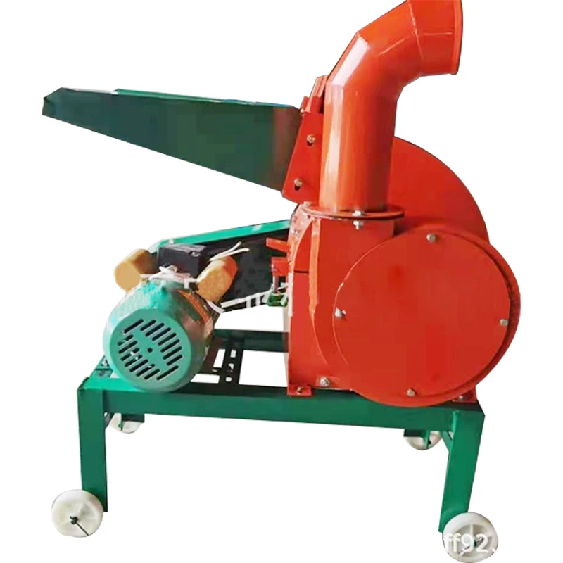 360 Feed Pellet Machine Hammer Mill Corn Straw Multifunctional Grinder Wet and Dry Use Make Powder Grinding 4.5Kw 100-400kg/H