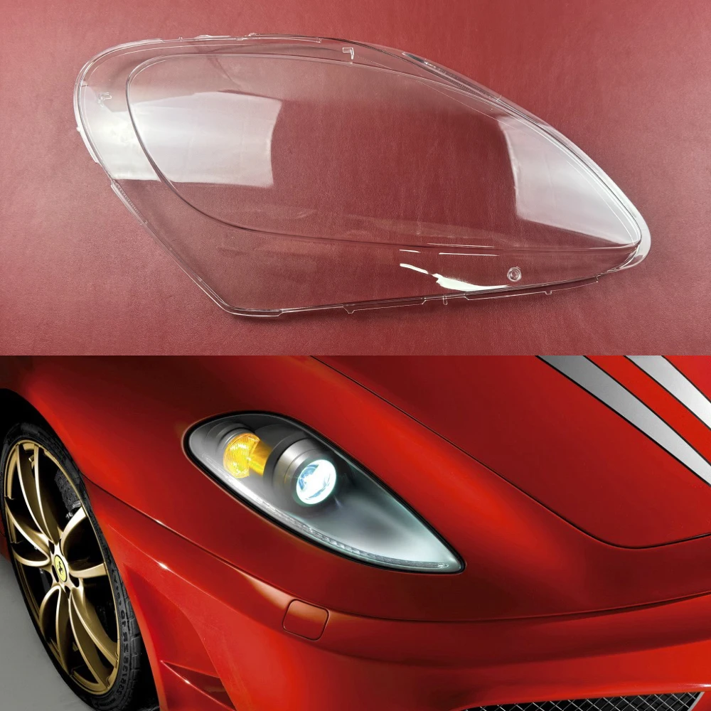 Koplampkap voor Ferrari F430 Auto, voorste koplampbehuizing, lampkap, lampkapjes, koplampbehuizing