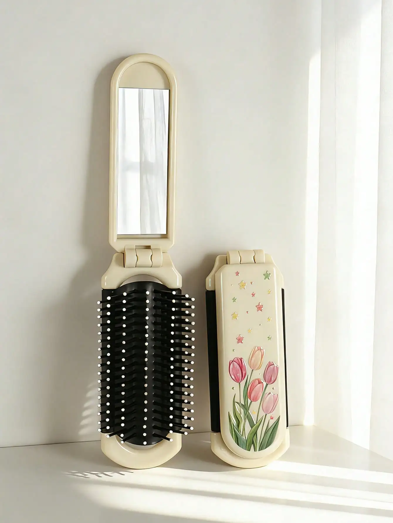

Black Air Cushion Comb, Mini Cute Portable Comb, Air Cushion Brush, Student Portable Small Comb, Suitable For Daily Travel, Wet And Dry Use, Massage Brush, Hair Care, Girl's Gift, Back To School Season, Graduation Season, Gift For Mom And Friends, Work, S